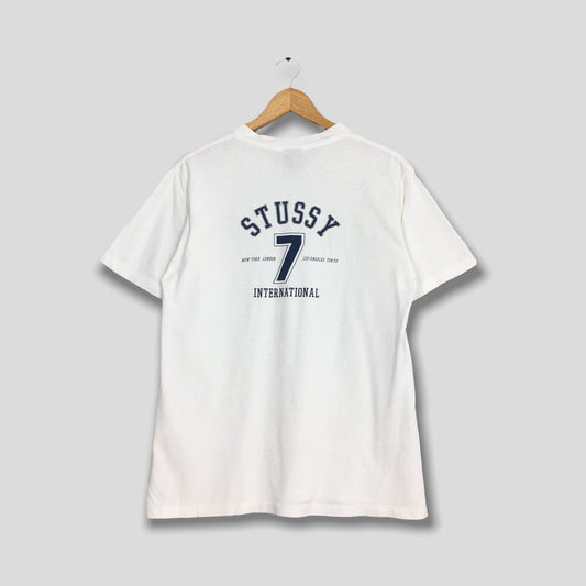 Stussy Skaters S7 White Tshirt Medium