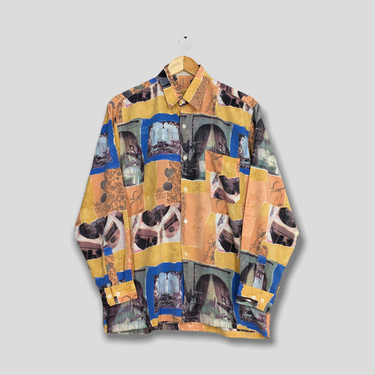 Baroque Monument Building Abstract Casual Shirt