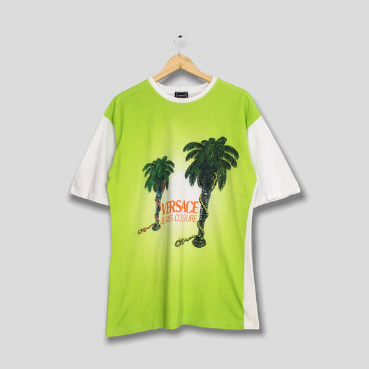 Versace Jeans Couture Palm Tree T Shirt Medium