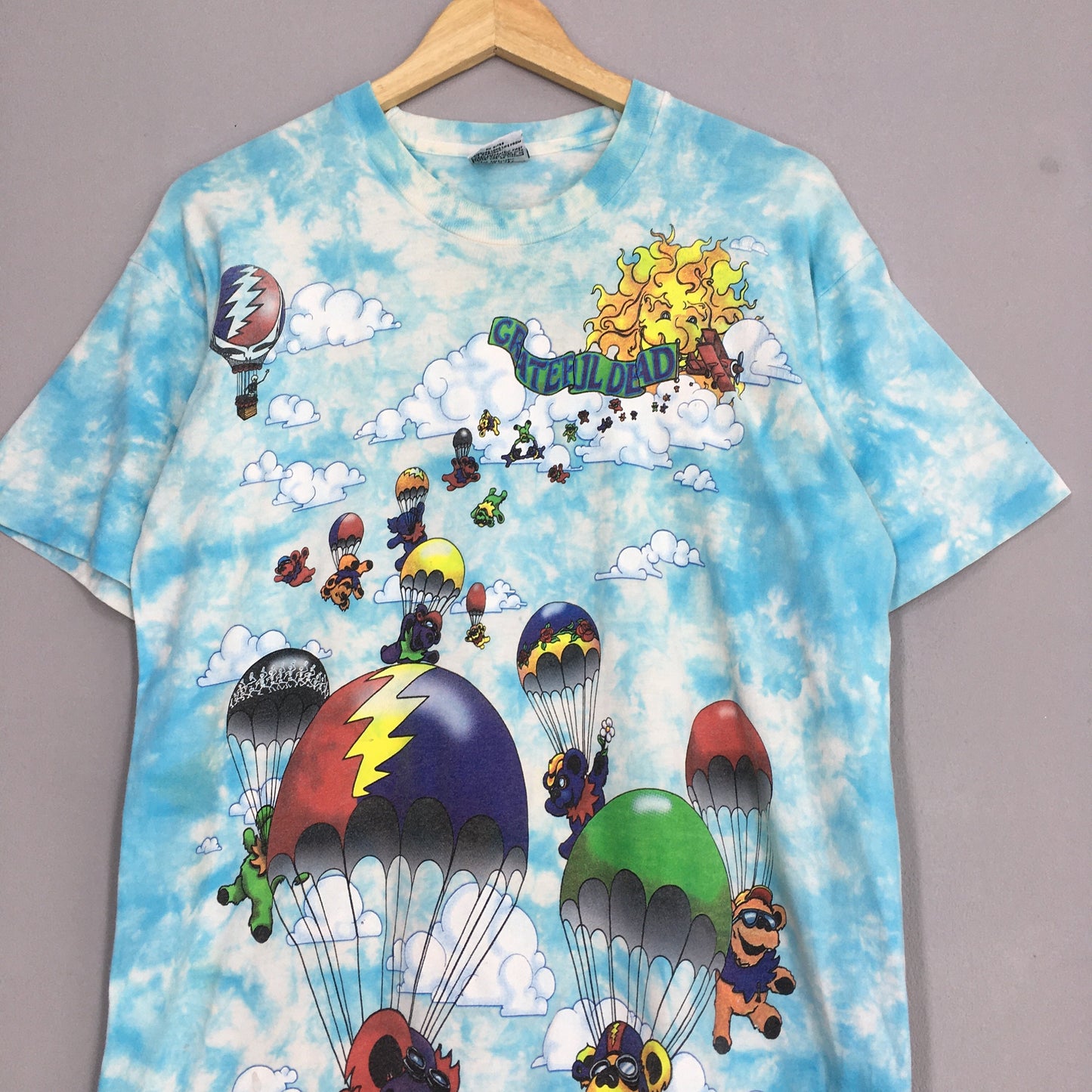 Grateful Dead Hot Air Balloon Tie Dye Tshirt Large