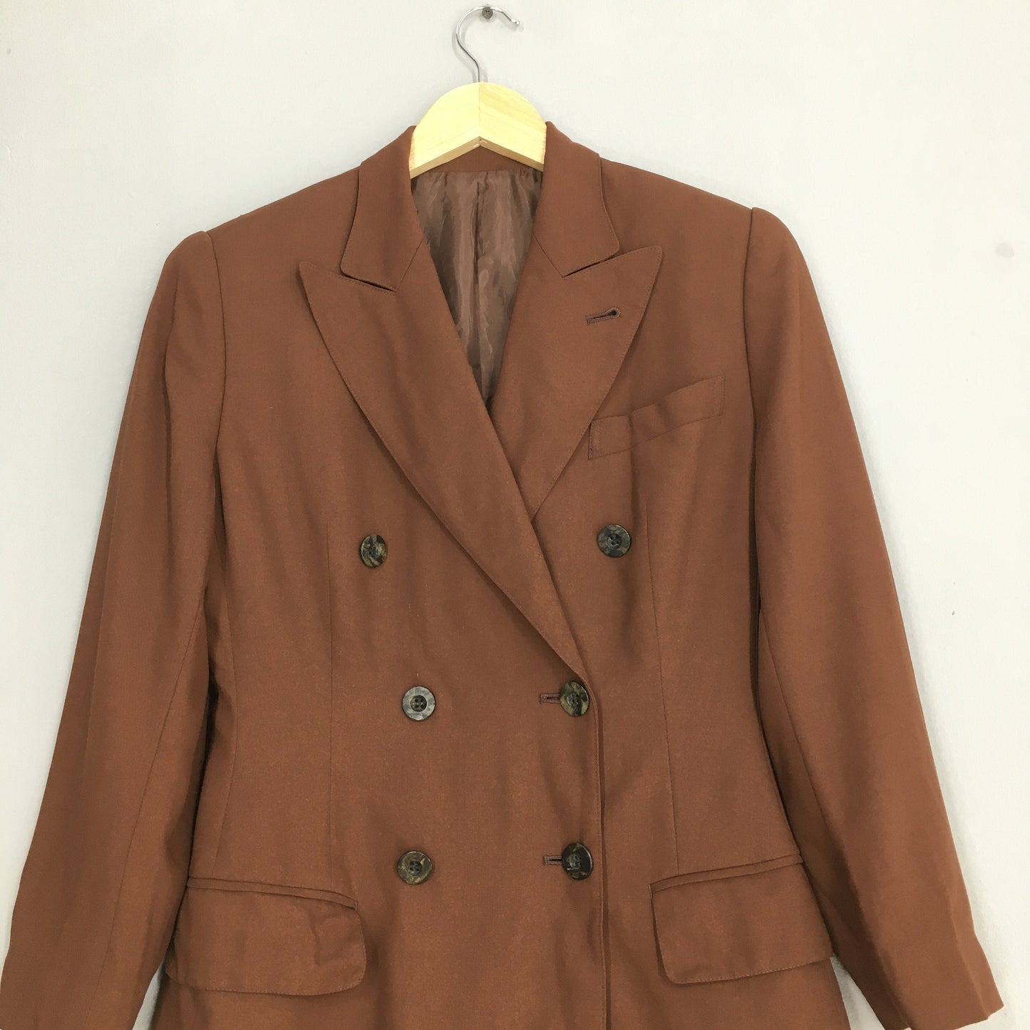 Junior Gaultier Brown Casual Blazer Women Jacket Small