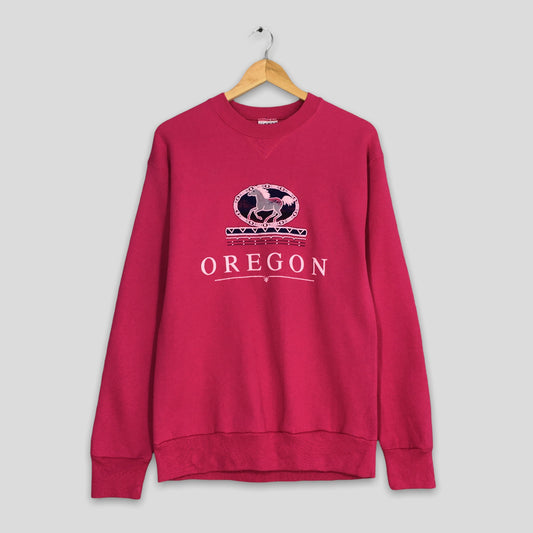 Oregon State Usa Sweatshirt Pink Large