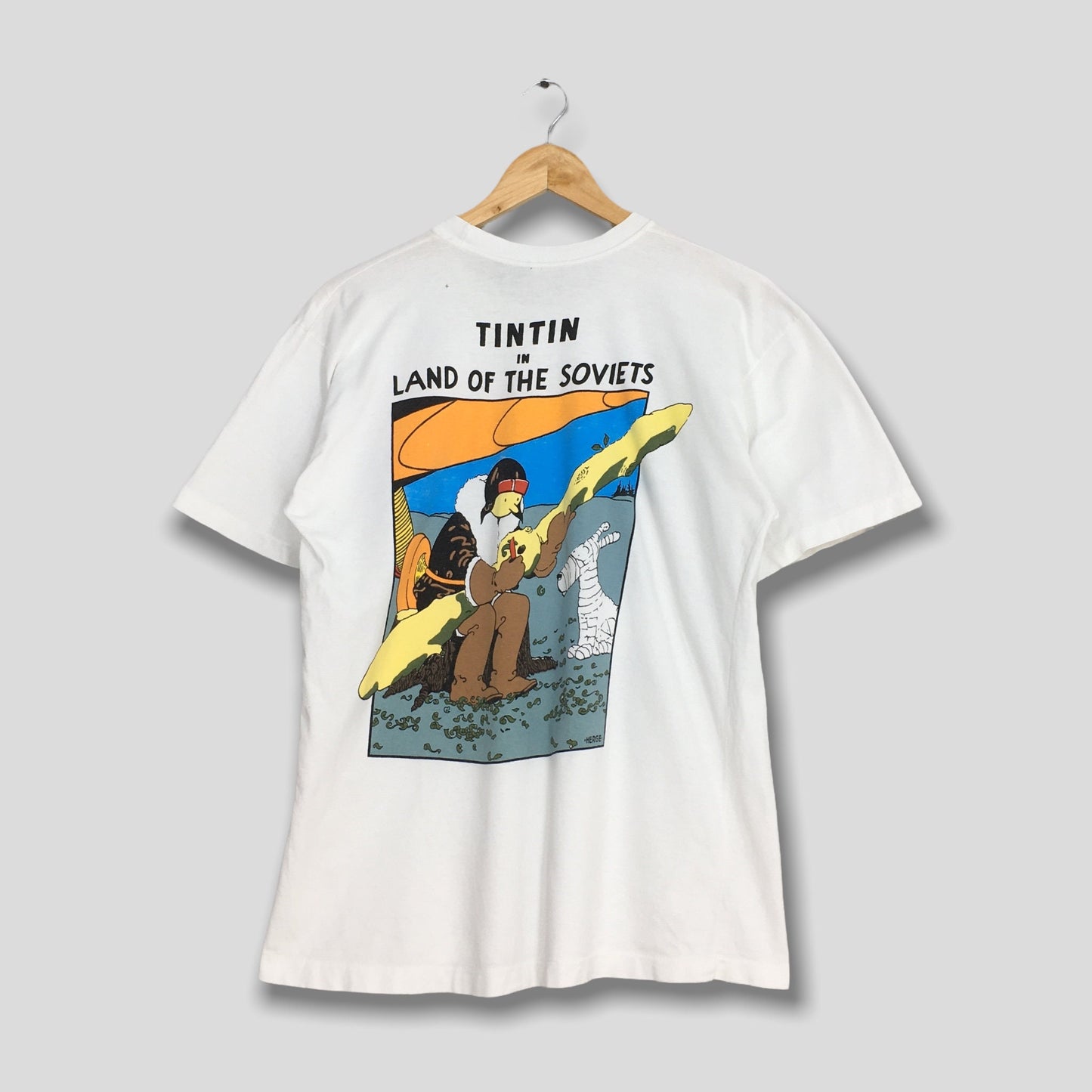 The Adventures of Tintin Land Of The Soviets Cartoon Tshirt