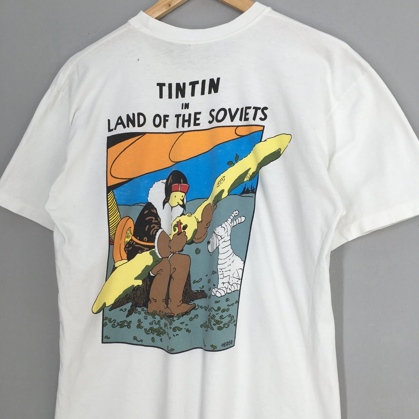 The Adventures of Tintin Land Of The Soviets Cartoon Tshirt