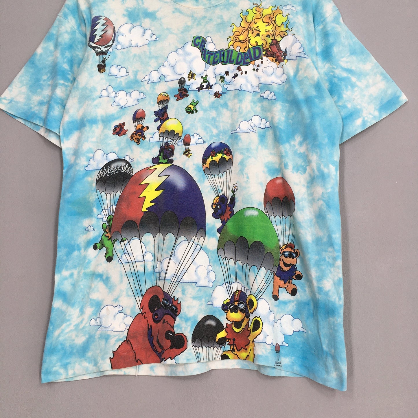 Grateful Dead Hot Air Balloon Tie Dye Tshirt Large