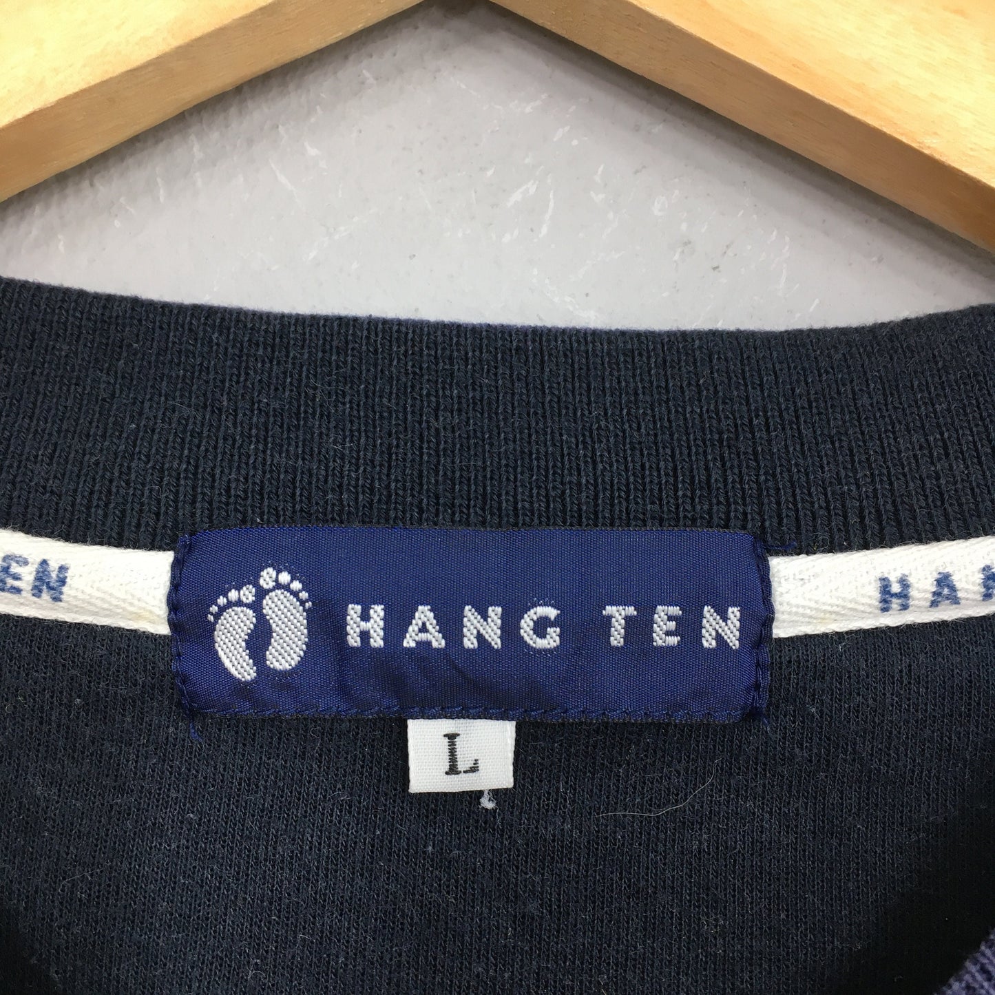 Hang Ten Surfing Sweatshirt Blue Large