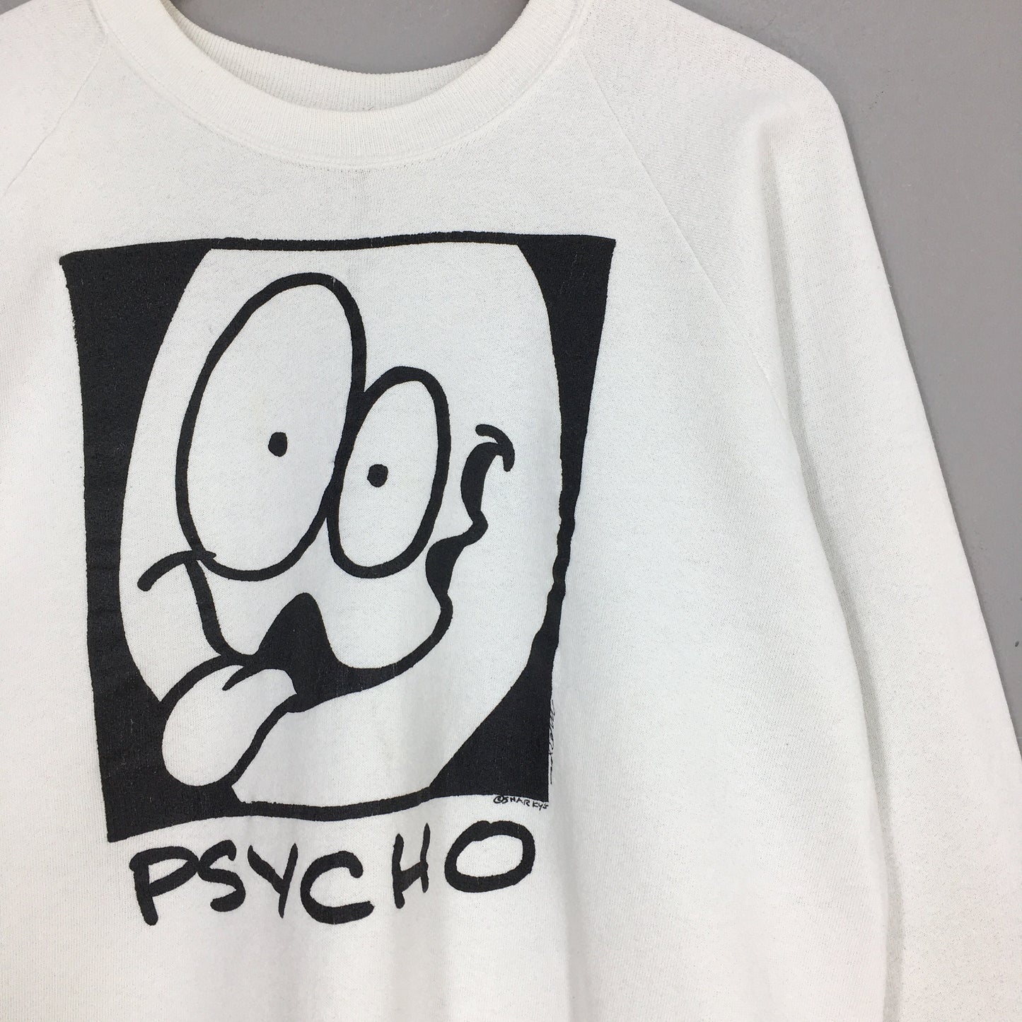 Psycho Emoji Sharkys Sweatshirt XLarge