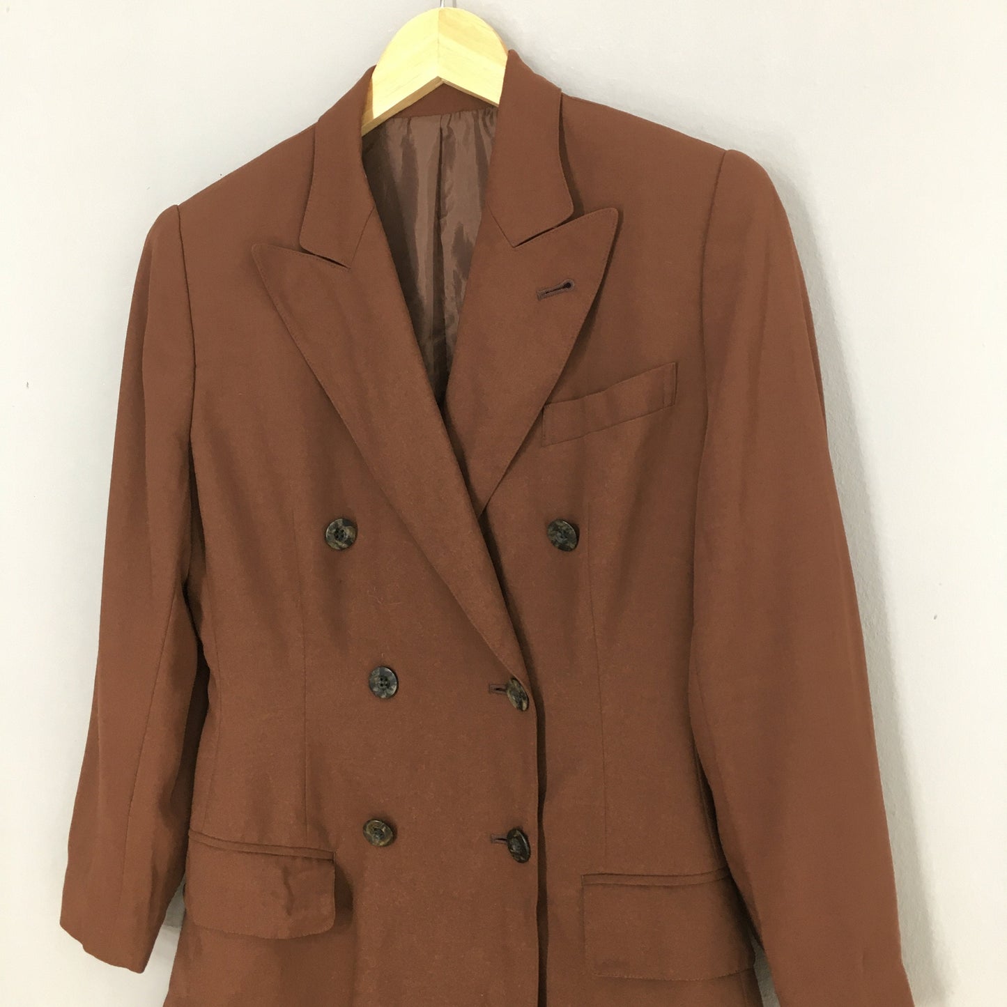 Junior Gaultier Brown Casual Blazer Women Jacket Small