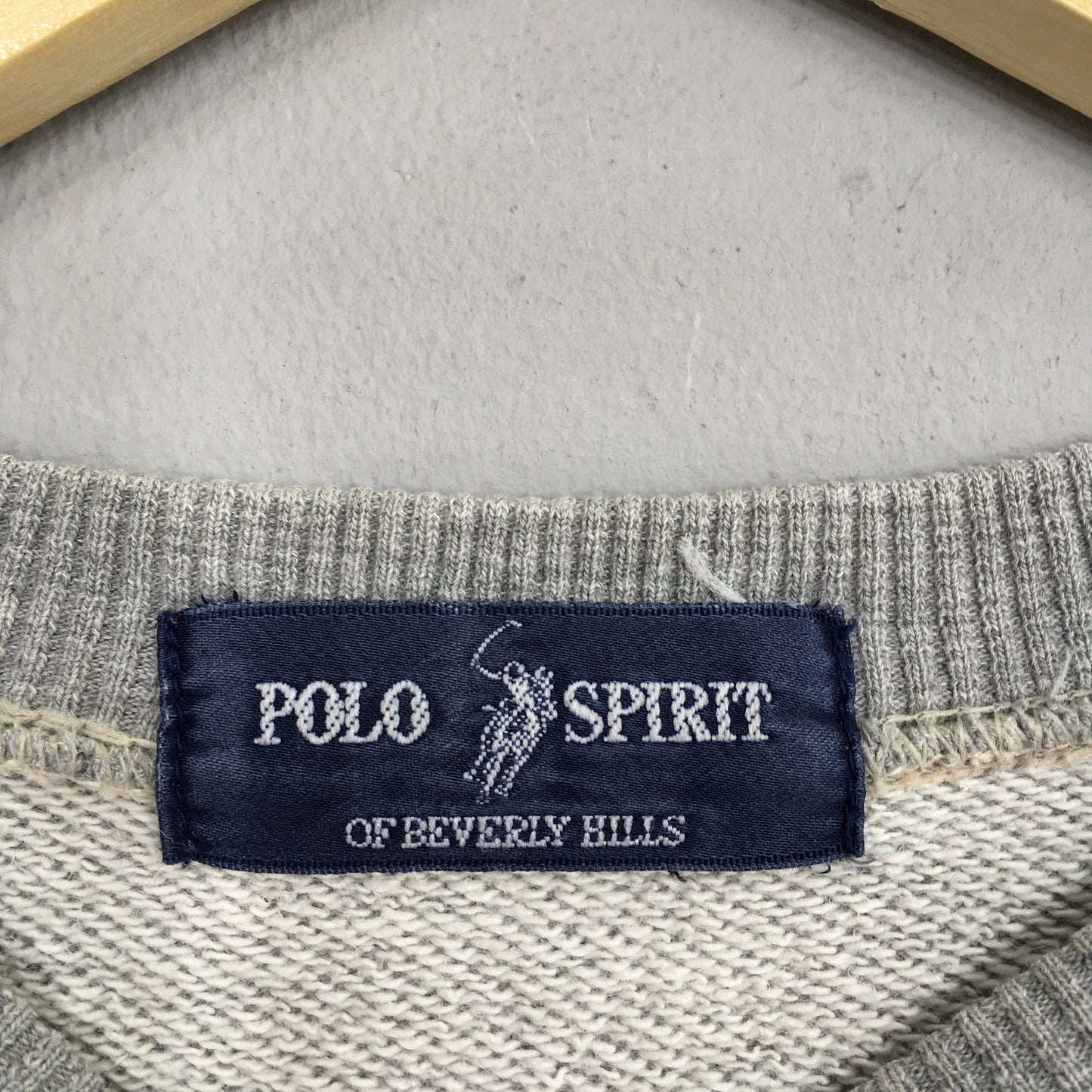 Polo Spirit Gray Sweatshirt Medium