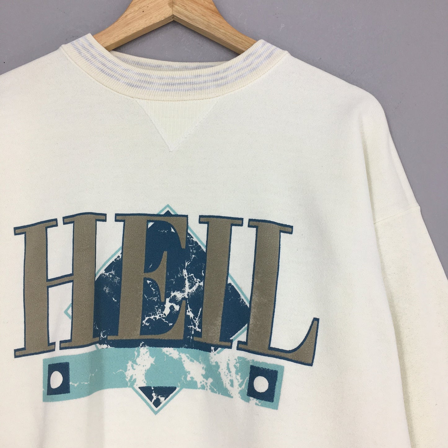 Heil Usa Spell Out Sweatshirt Large