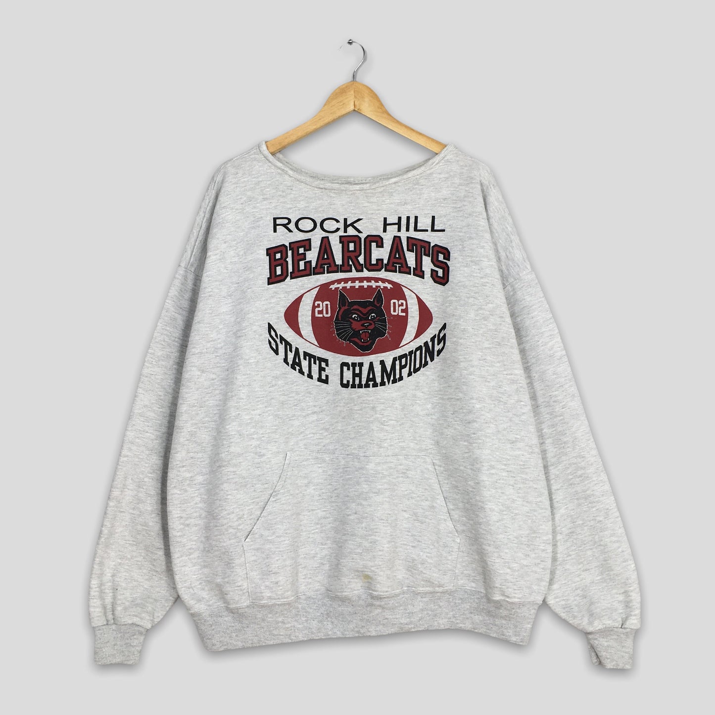 Rock Hill Bearcats Football Gray Sweatshirt XLarge