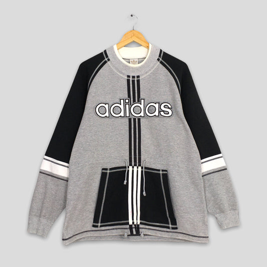 Adidas Trefoil Crewneck Pullover Large