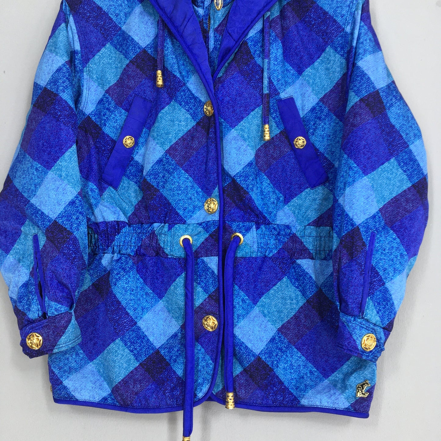 Volpe Neve Goldwin Bomber Ski Wear Crazy Pattern Jacket