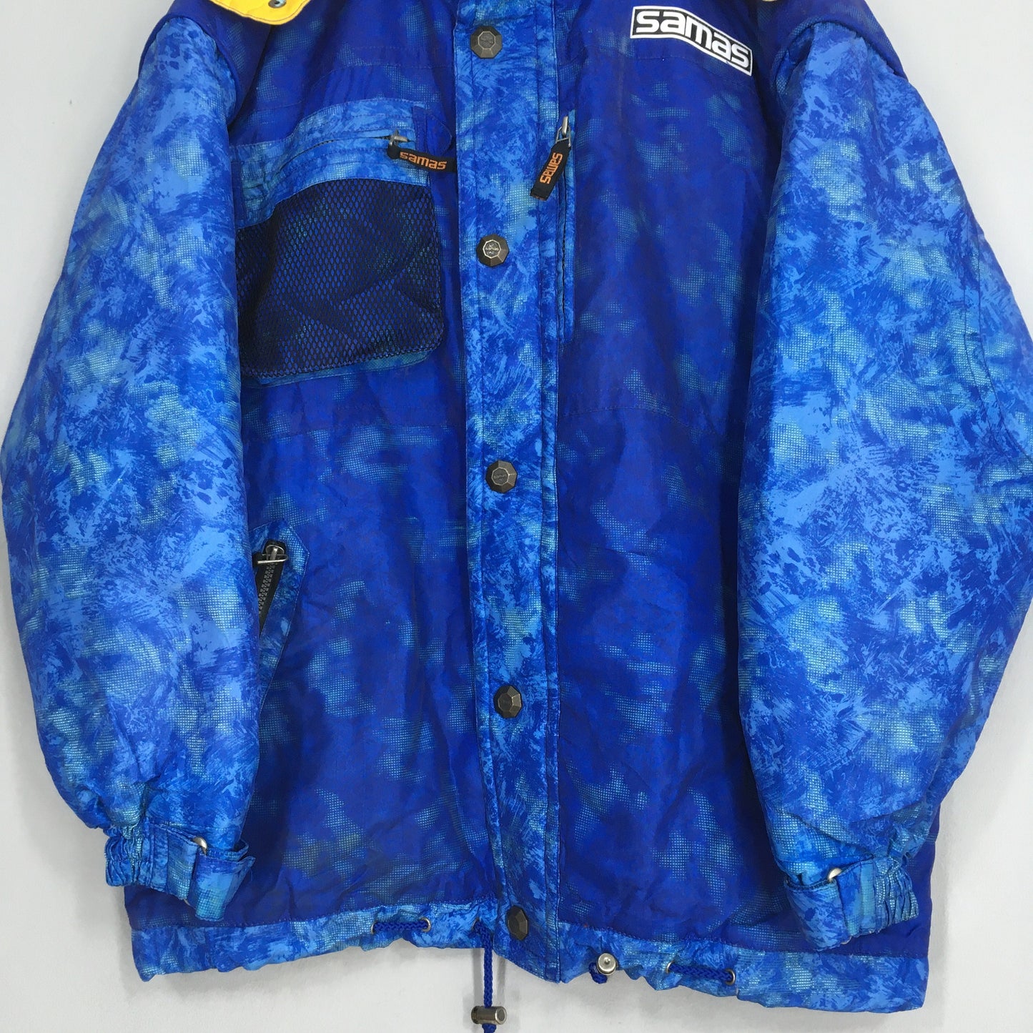 Samas Ski Wear Blue Bomber Jacket Large