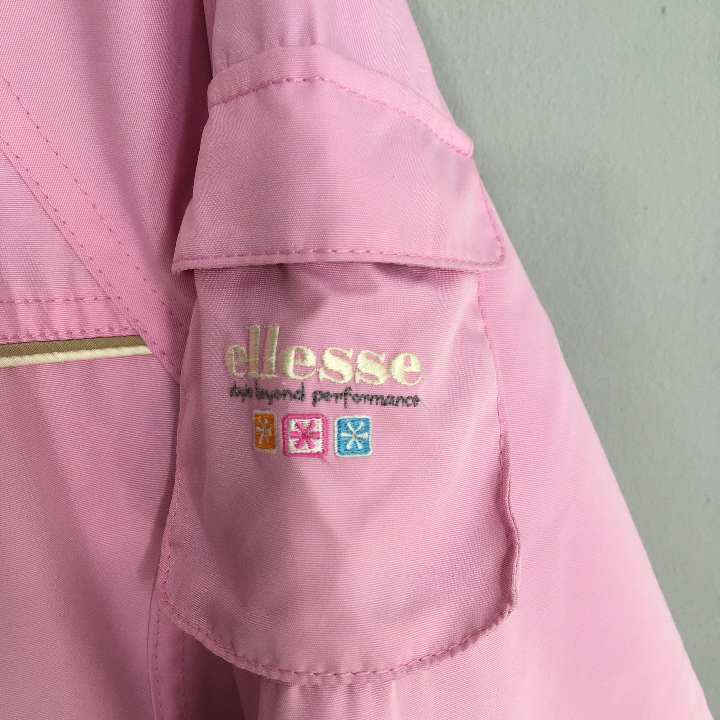 Ellesse Bomber Ski Wear Pink Jacket Medium