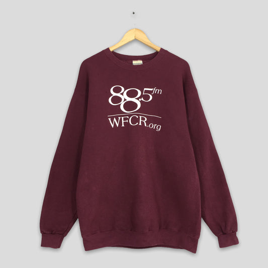 WFCR New England 88.5 Fm Public Radio Sweatshirt Large