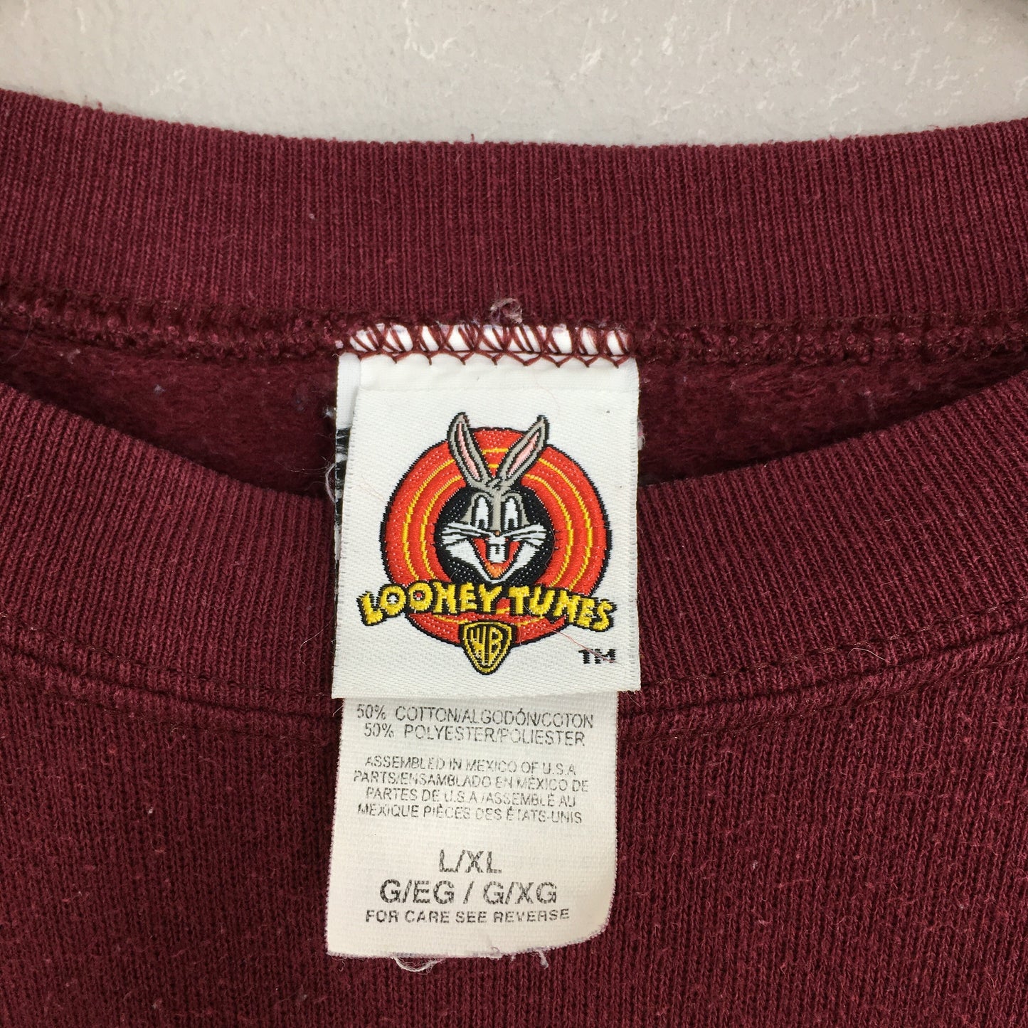 Sylvester And Tweety Looney Tunes Sweatshirt Large