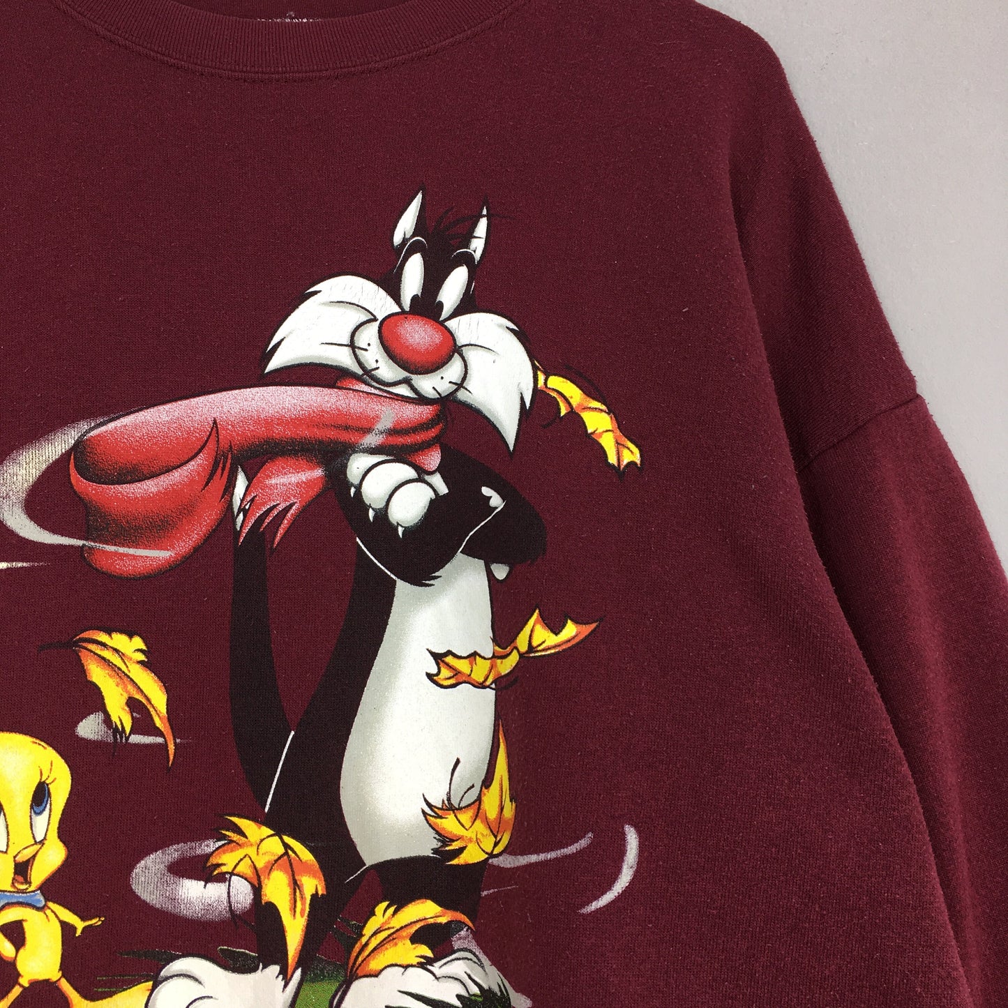 Sylvester And Tweety Looney Tunes Sweatshirt Large