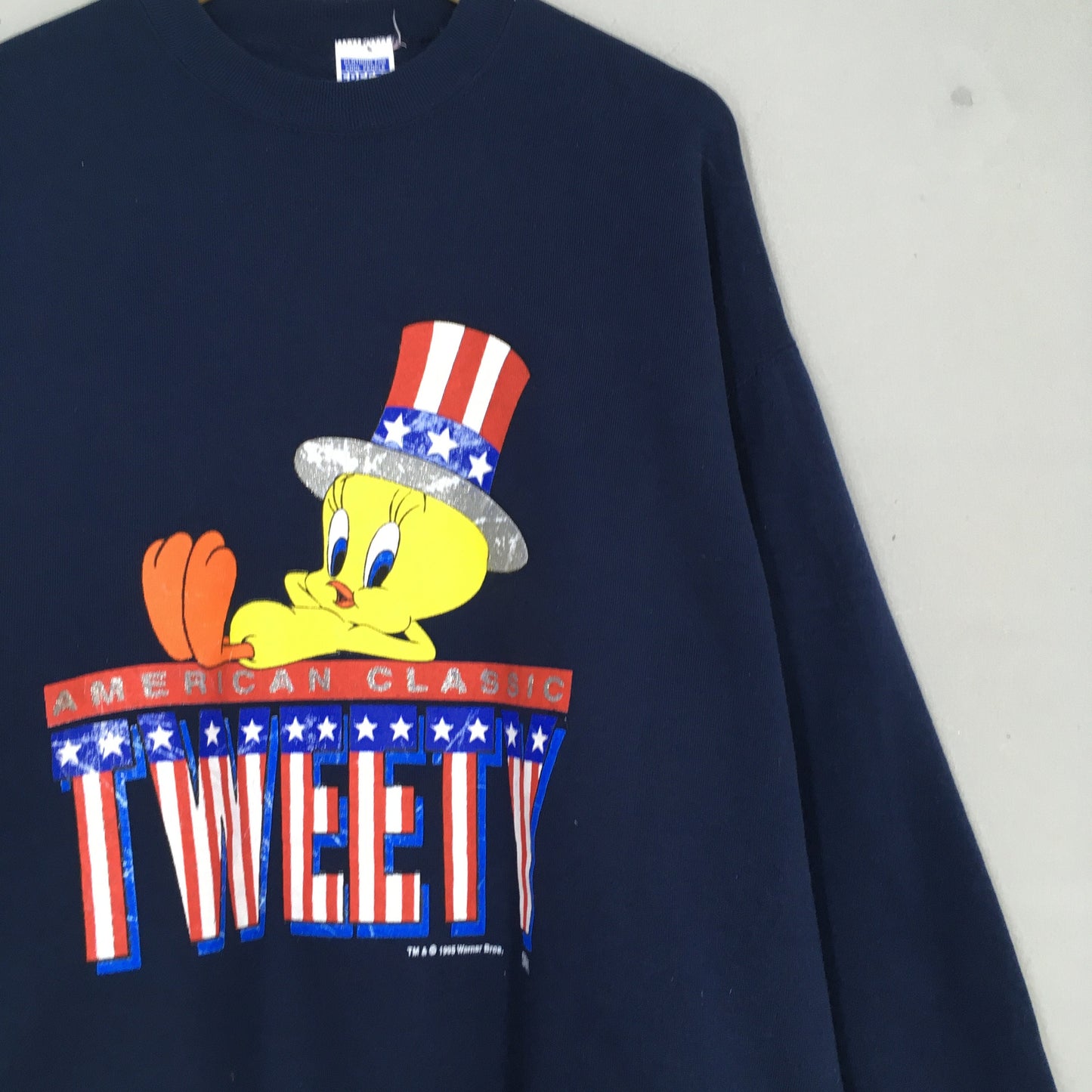 Tweety Yellow Bird American Classic Sweatshirt XLarge