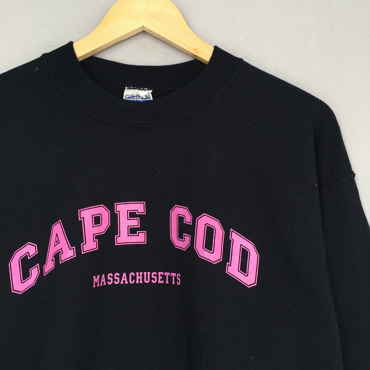 Cape Cod Massachusetts Black Sweatshirt Medium