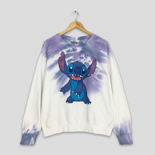 Y2K Lilo Stitch Tie-dye Sweatshirt Medium