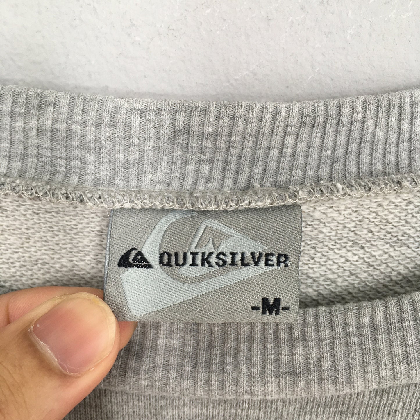 Quiksilver Surf Gray Sweatshirt Medium