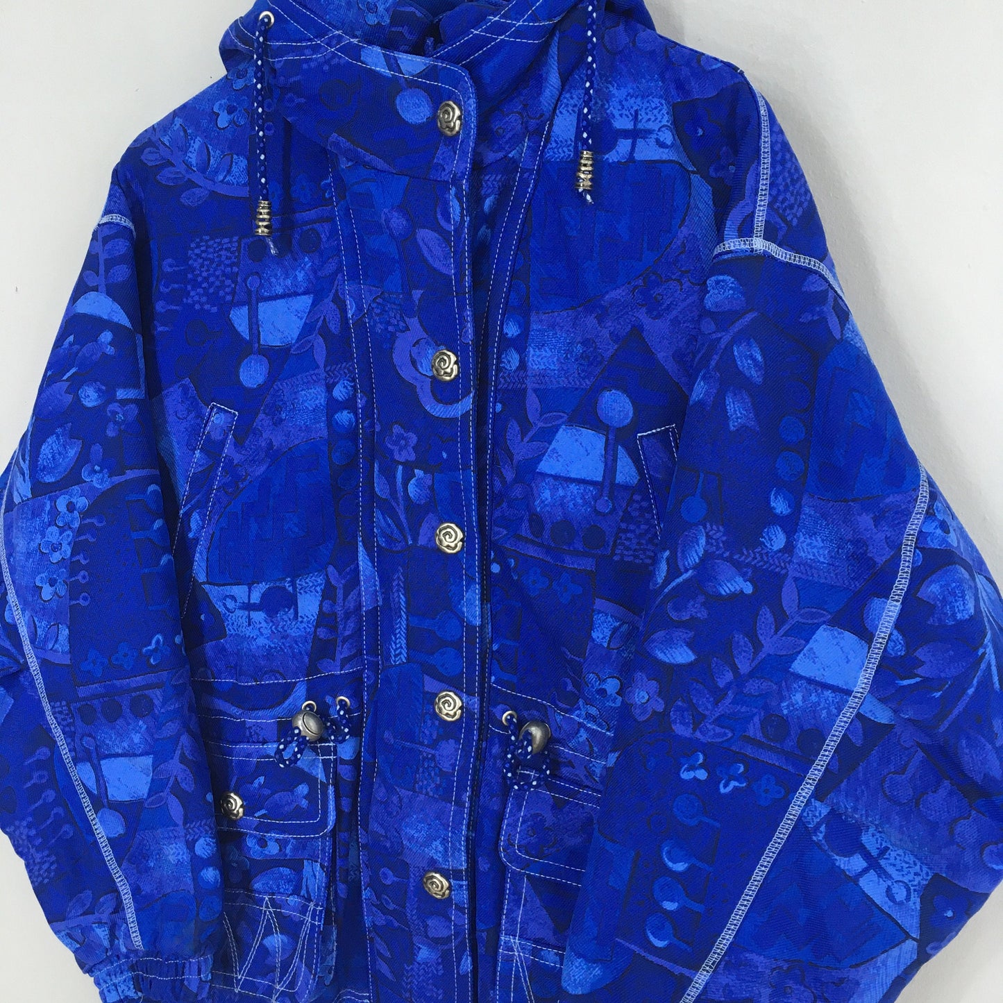 Etirel Ski Winter Overprint Pop Art Bomber Jacket