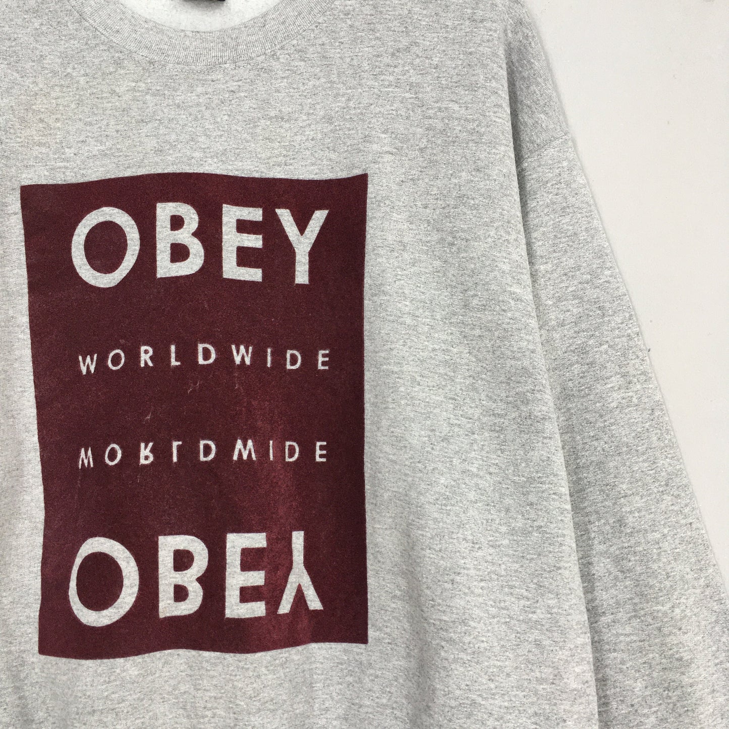 Obey Worldwide Box Logo Sweatshirt Large
