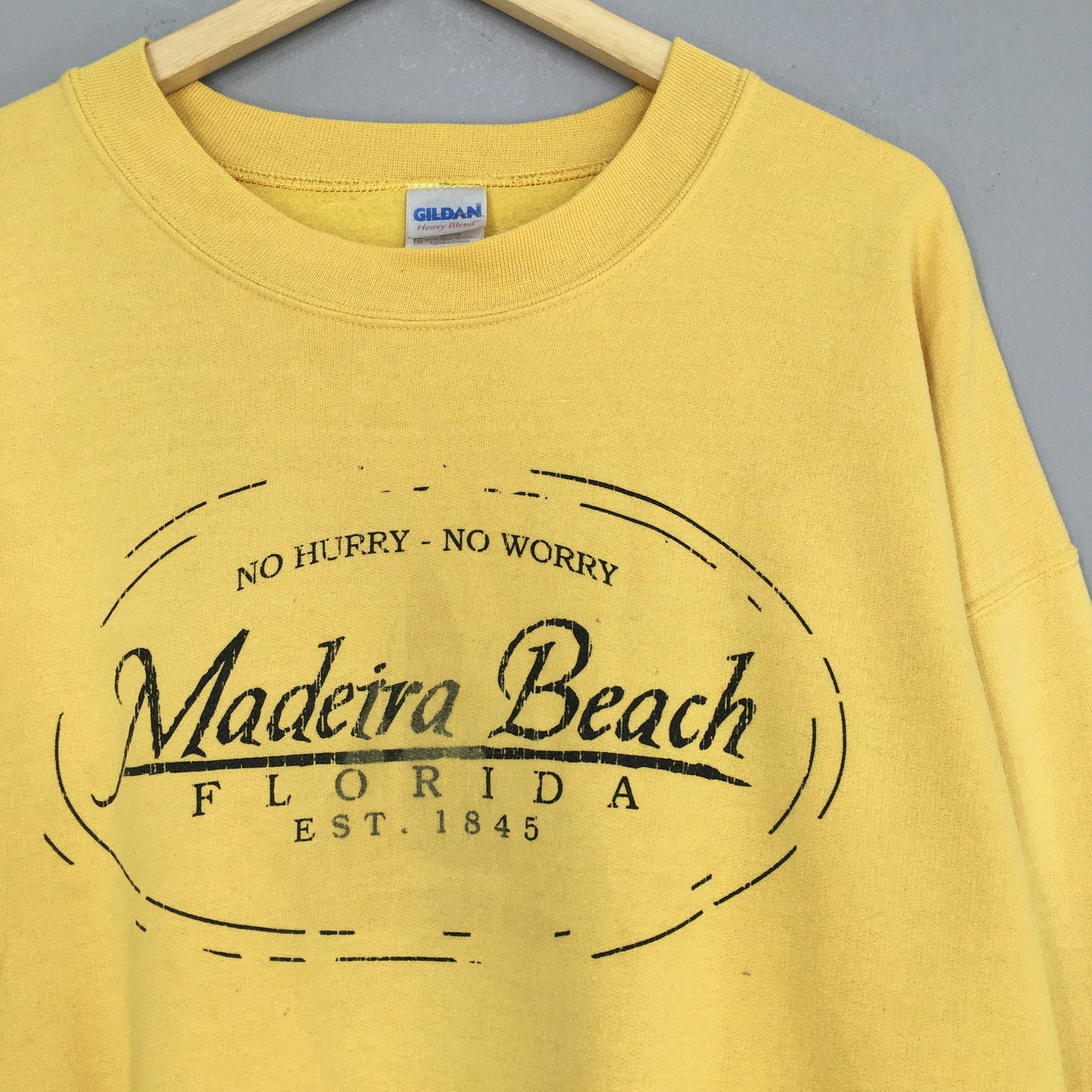 Y2K Madeira Beach Florida Sweatshirt XLarge