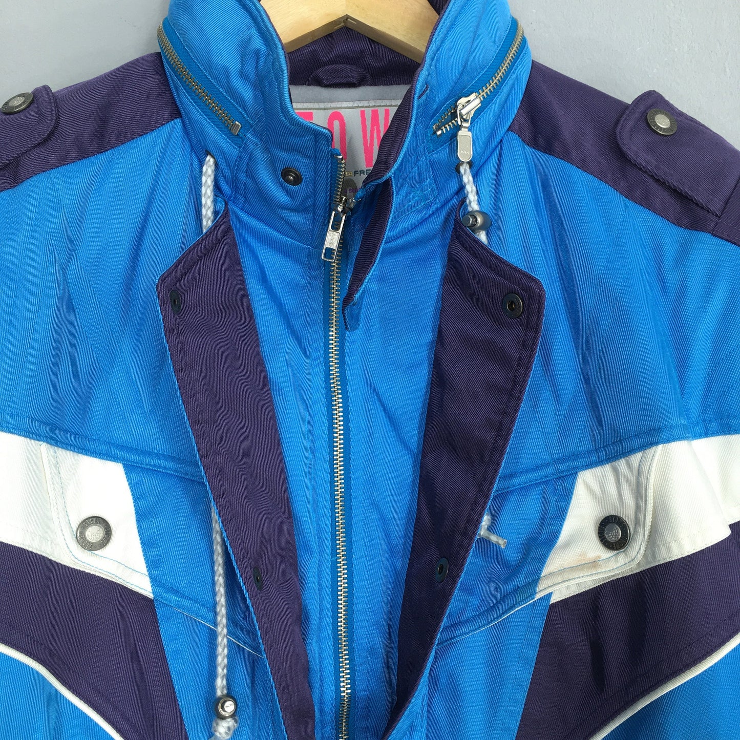 Stowe Skiing Bomber Winter Hoodie Jacket Large