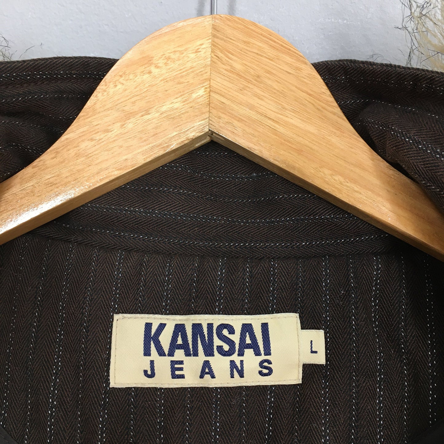 Kansai Jeans Stripes Winter Hoodie Jacket Large