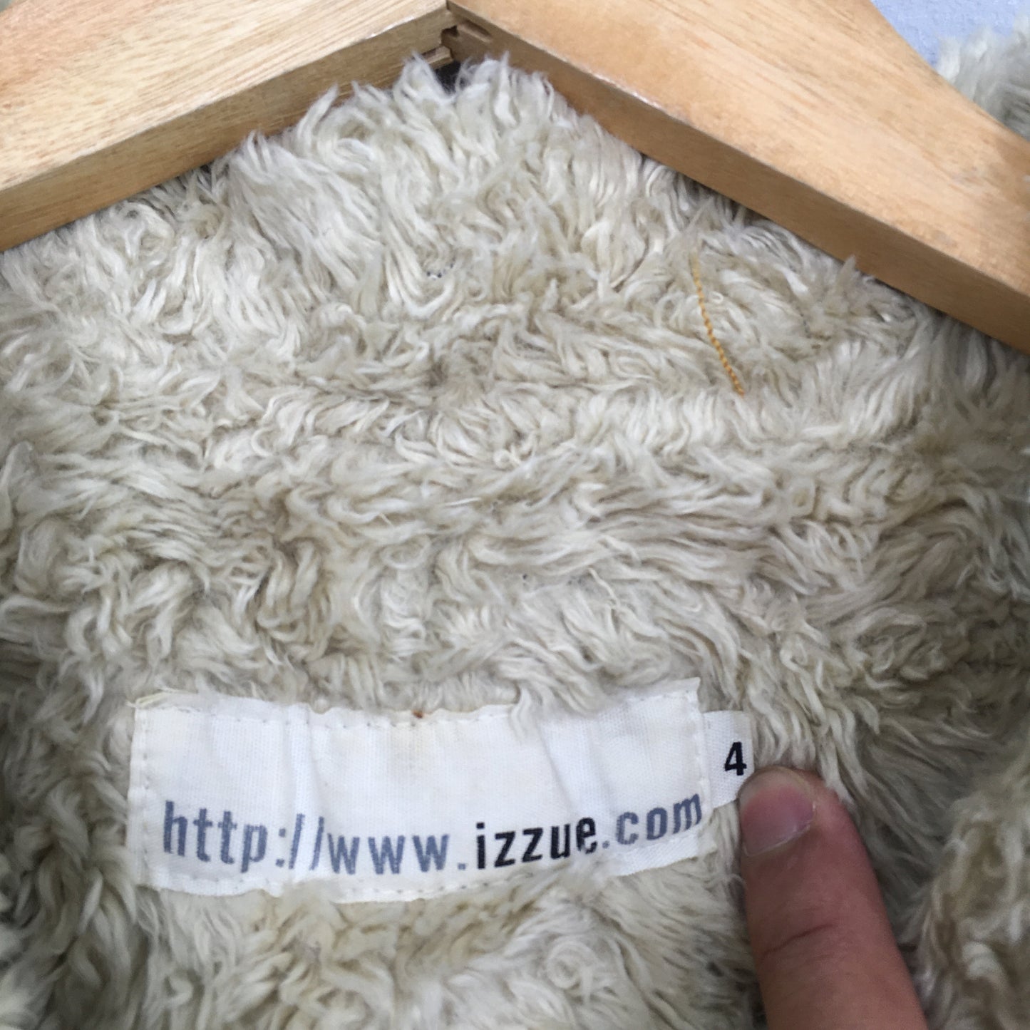 Izzue Corduroy Sherpa Warmer Jacket Medium
