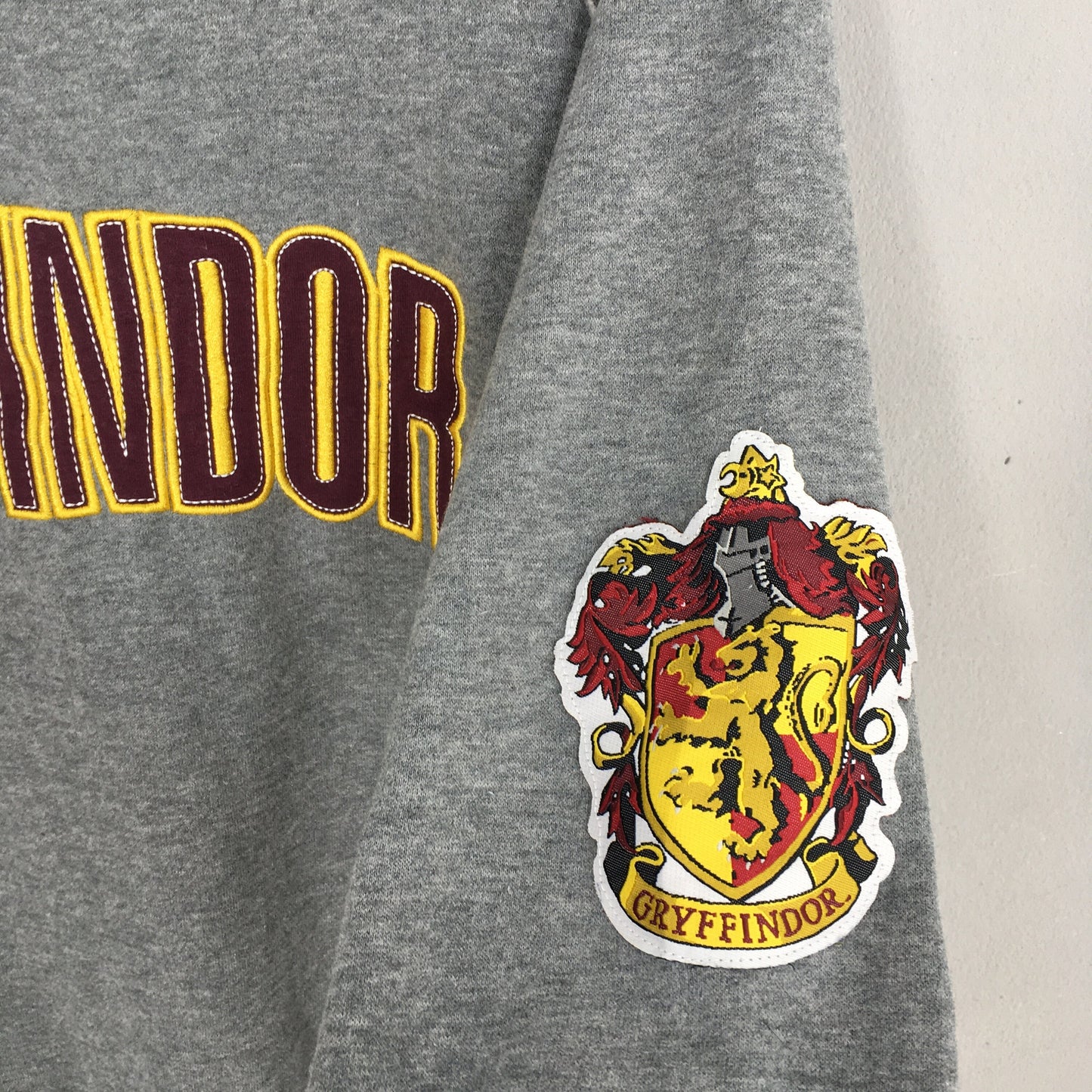 Gryffindor Houses Of Hogwarts School Gray Sweatshirt Medium