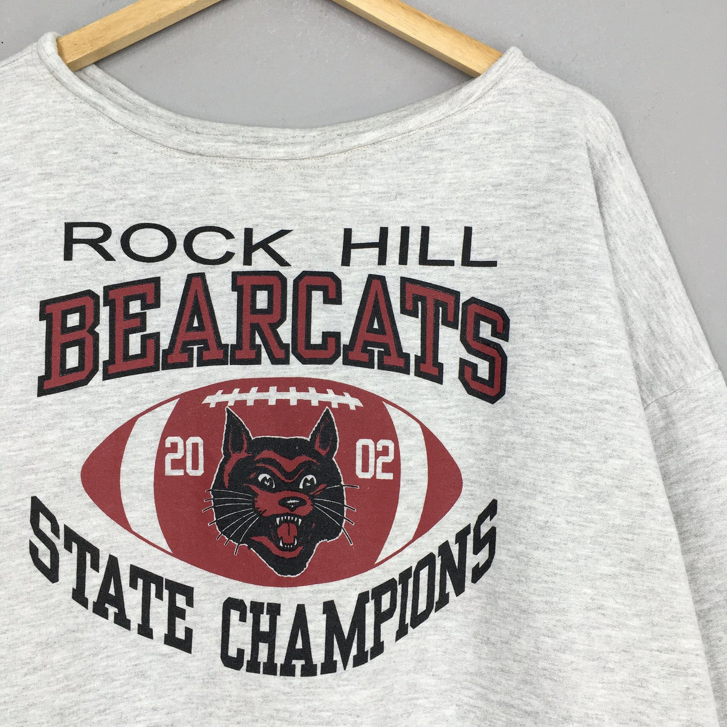 Rock Hill Bearcats Football Gray Sweatshirt XLarge