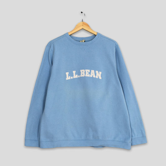 LL Bean Spell Out Sweatshirt Women Large