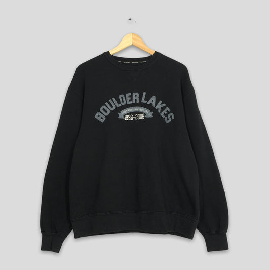 Y2K Boulder Lakes Wisconsin Sweatshirt Large