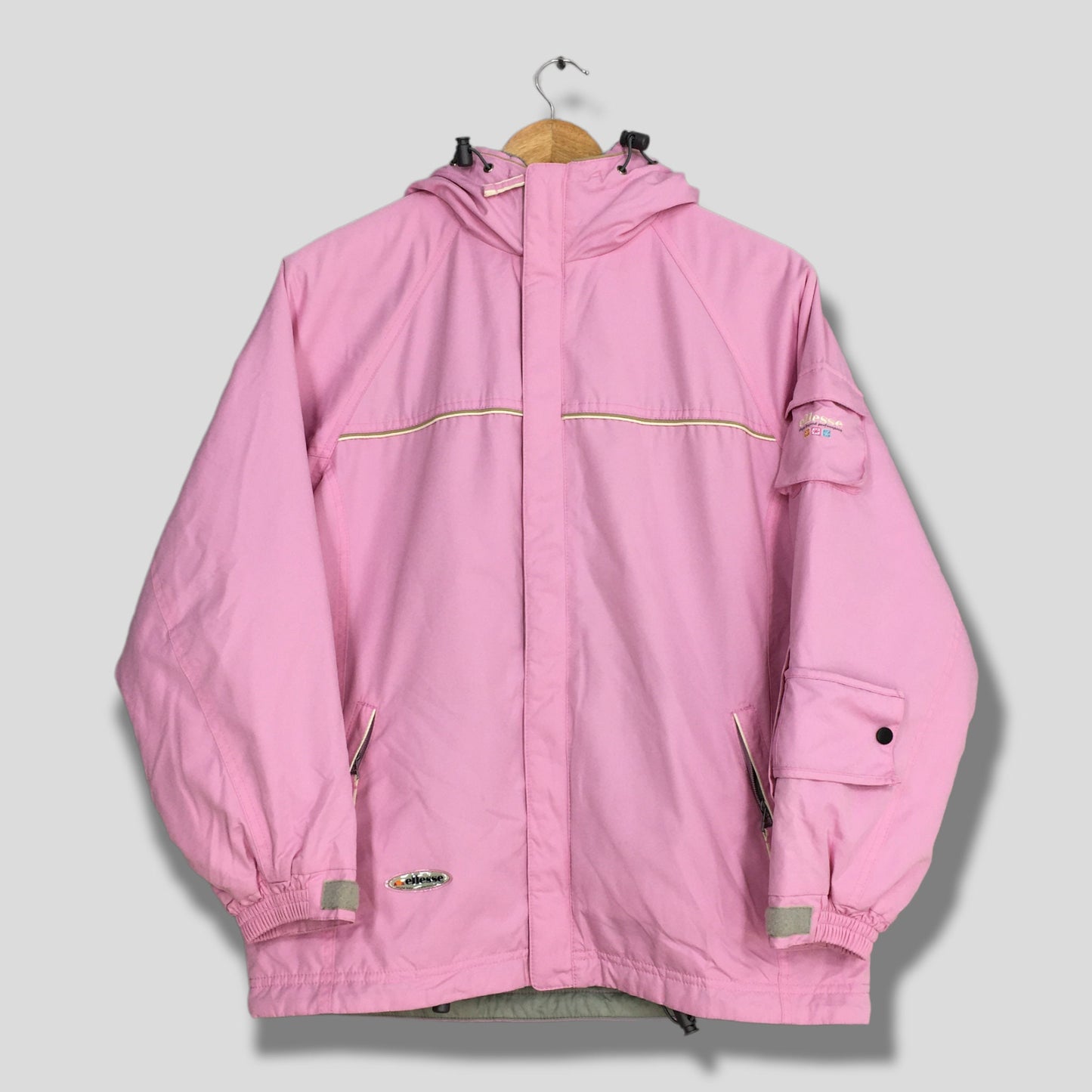 Ellesse Bomber Ski Wear Pink Jacket Medium