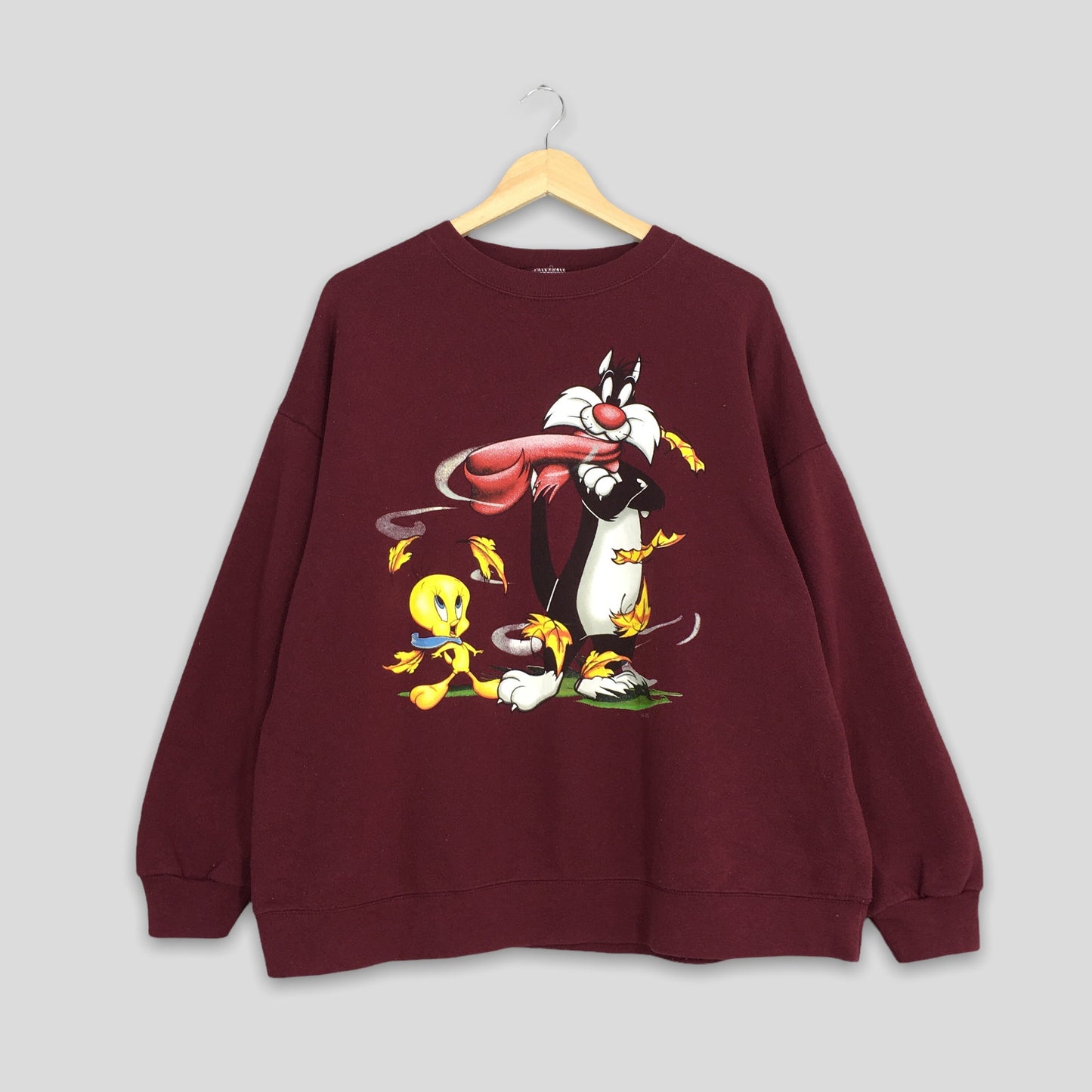 Sylvester And Tweety Looney Tunes Sweatshirt Large