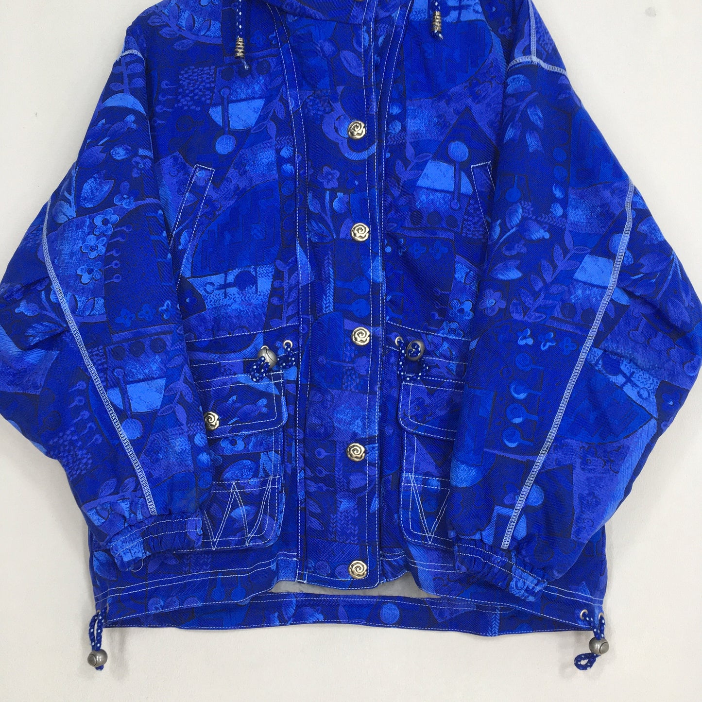 Etirel Ski Winter Overprint Pop Art Bomber Jacket