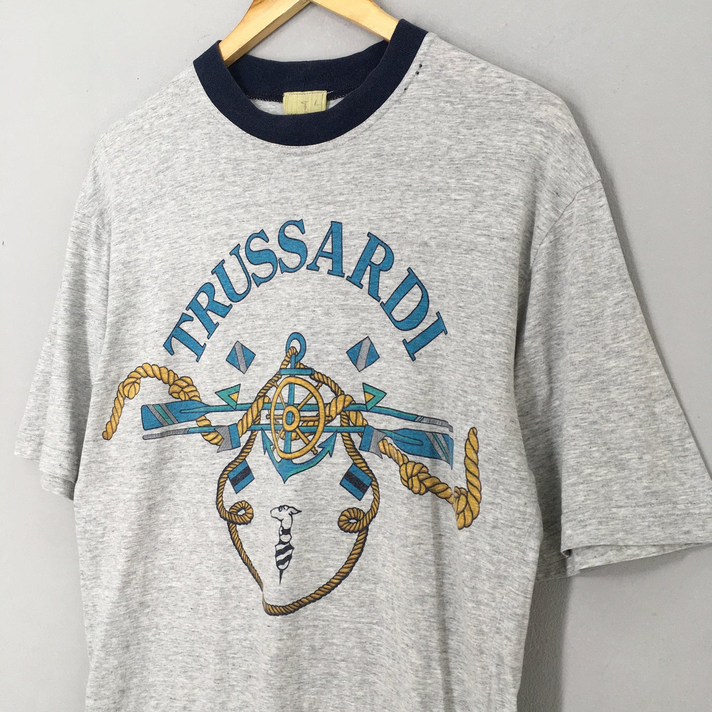 Trussardi Jeans Gray Tshirt Medium