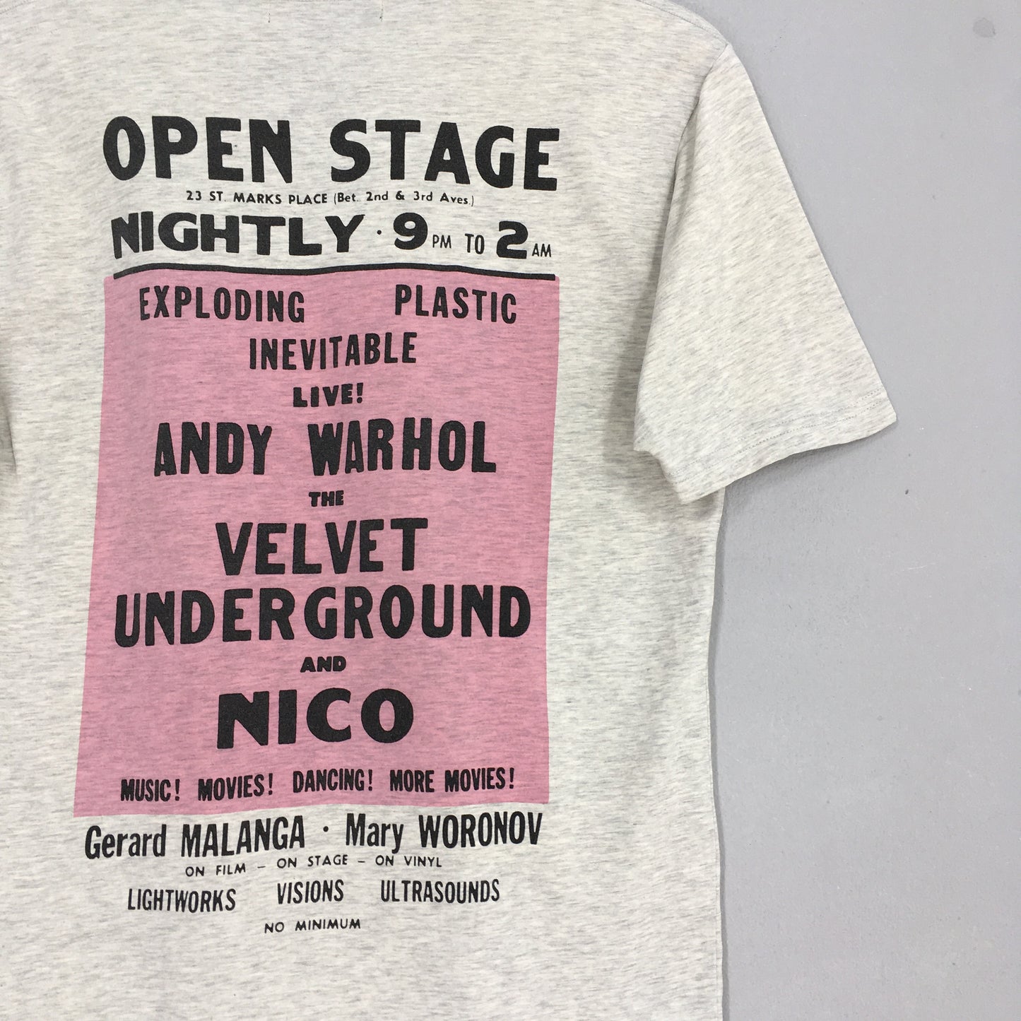 Andy Warhol Velvet Underground Hysteric Glamour Tshirt Small
