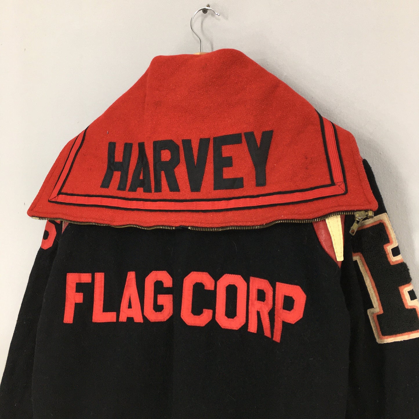 Harvey Flag Corp Wool College Jacket Medium