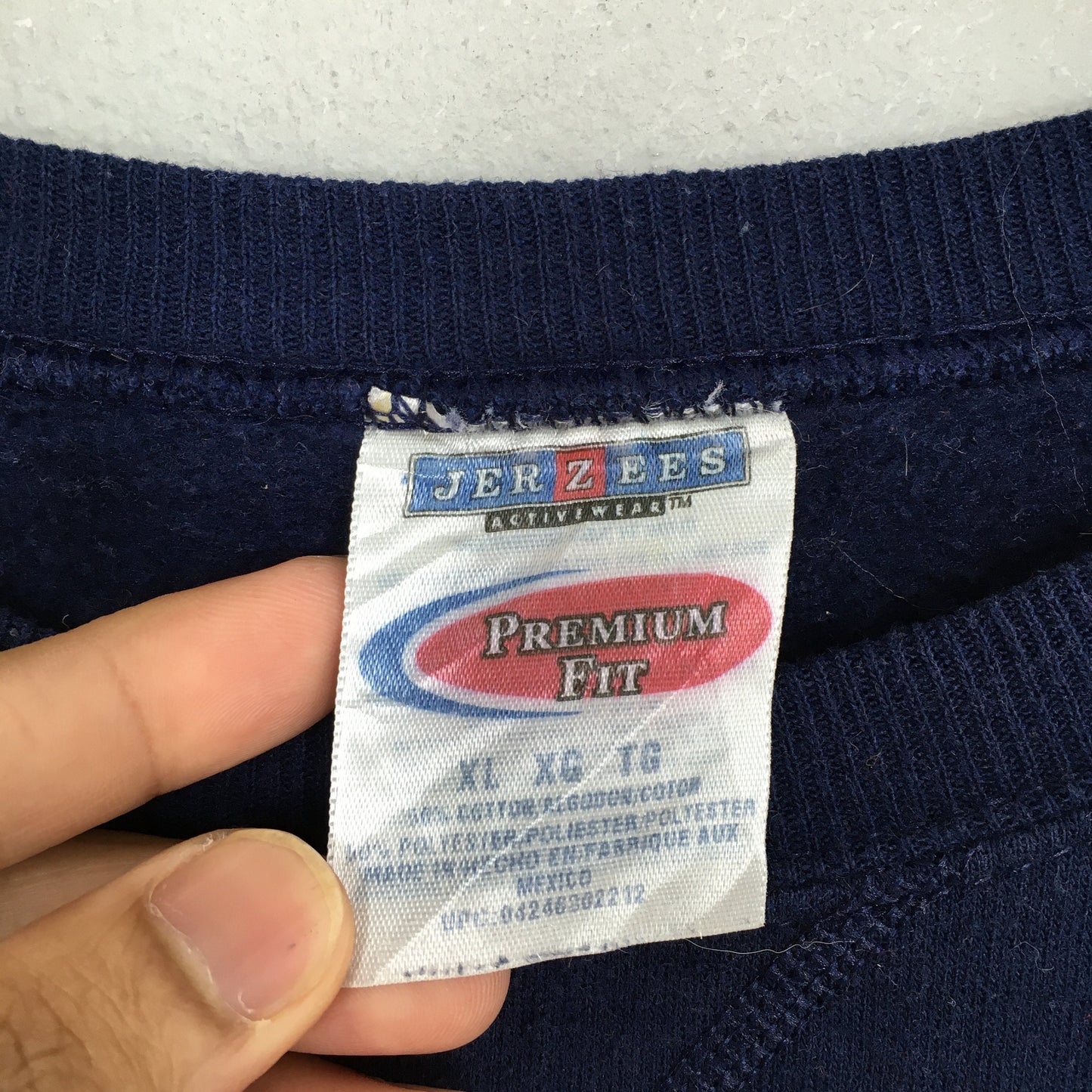 Jerzees Usa Plain Blue Sweatshirt XLarge