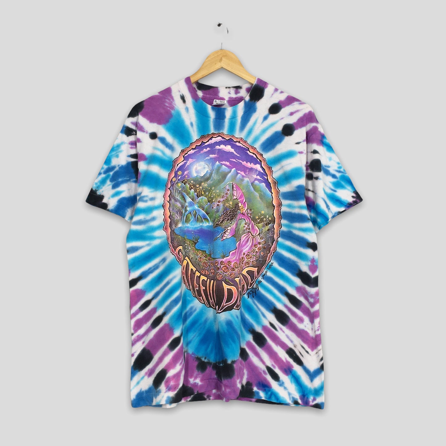 Grateful Dead Rock Tour Tie Dye Tshirt Large