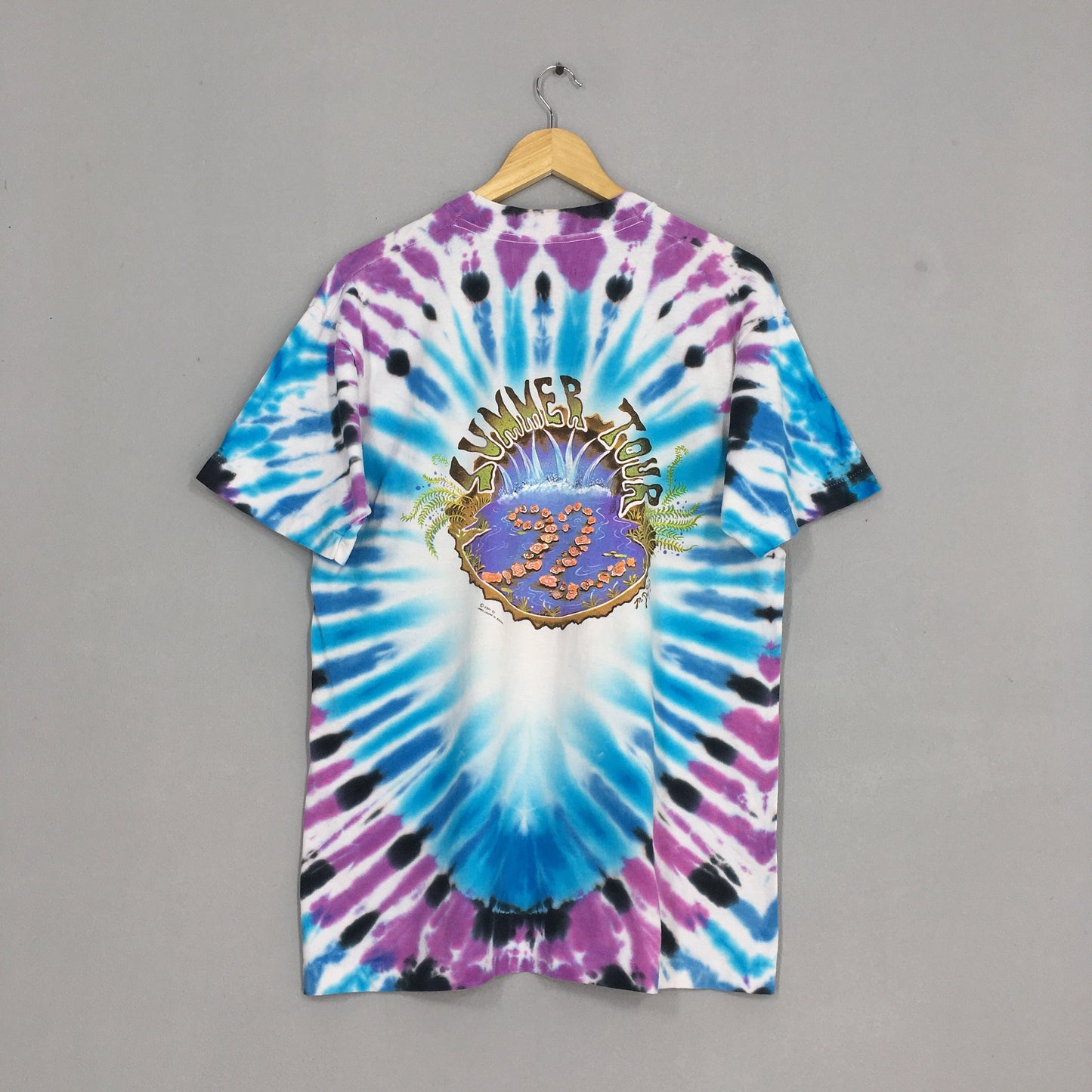 Grateful Dead Rock Tour Tie Dye Tshirt Large