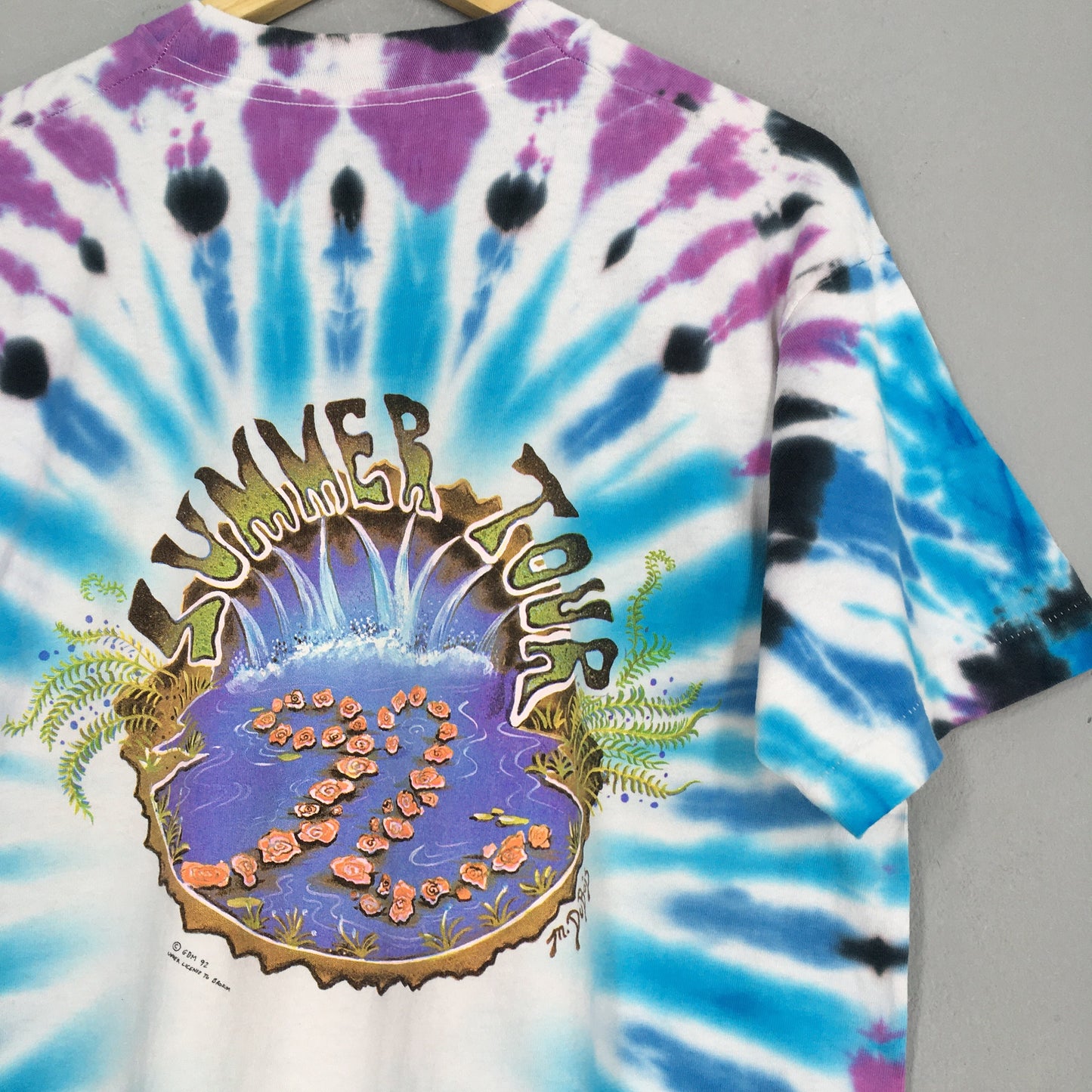 Grateful Dead Rock Tour Tie Dye Tshirt Large