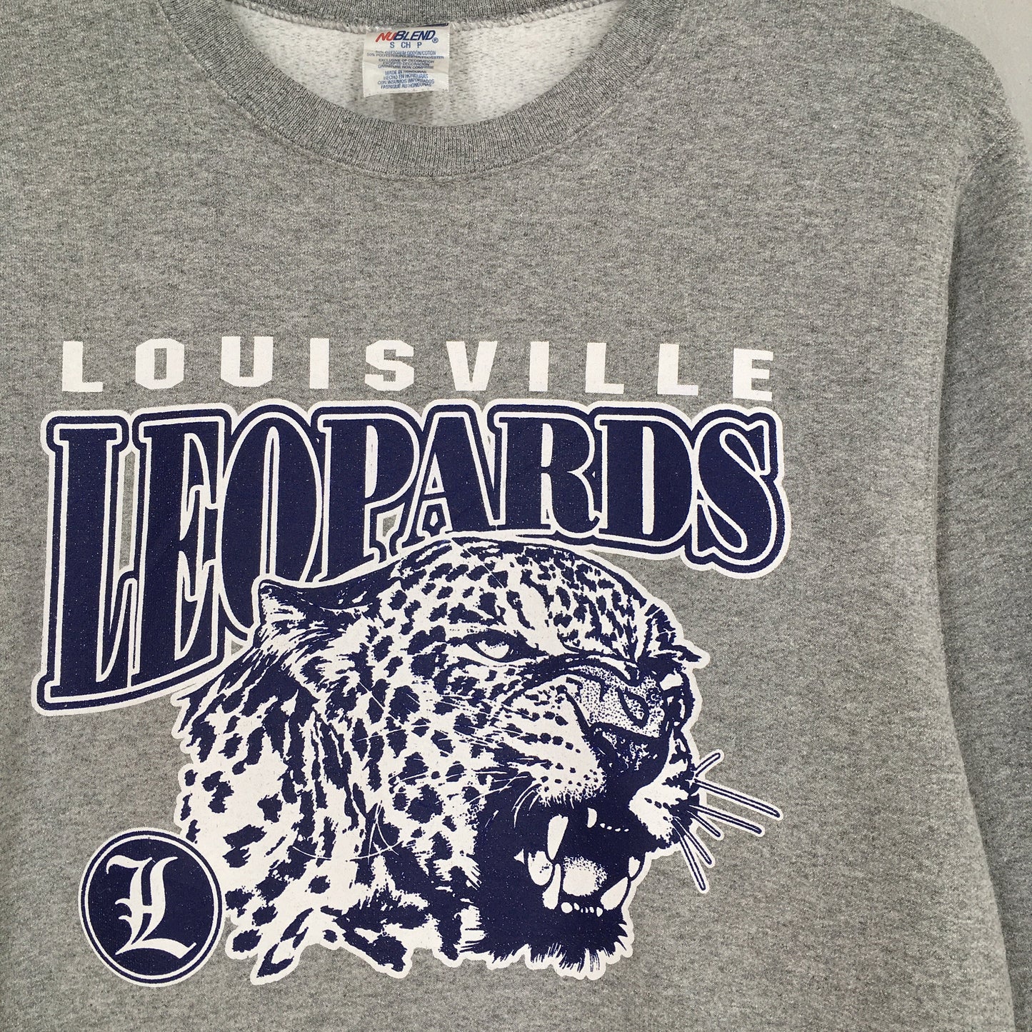 Louisville Leopards Gray Sweatshirt Small