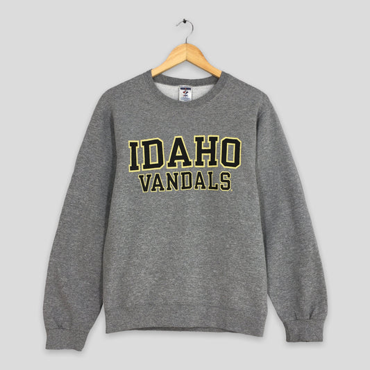 Idaho Vandals Football Gray Sweatshirt Small