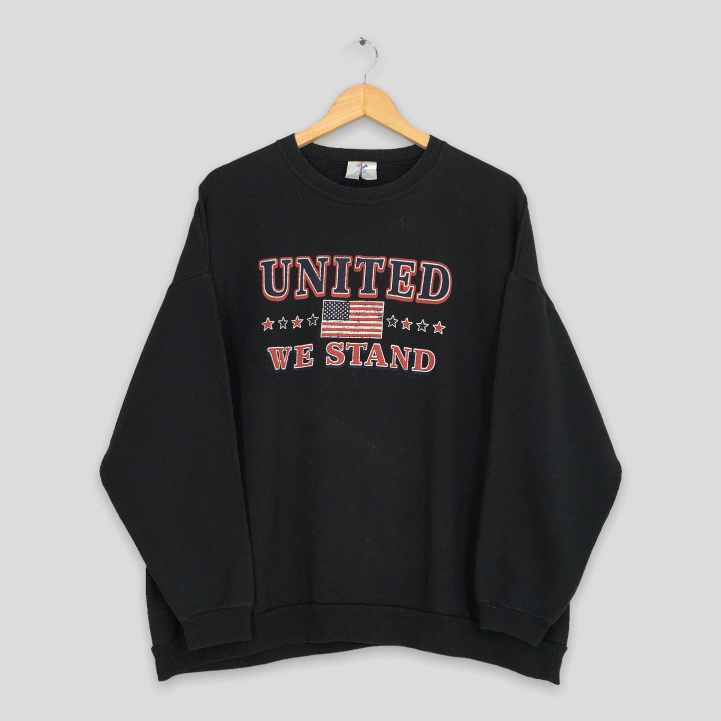 Y2K United We Stand Usa Sweatshirt XLarge