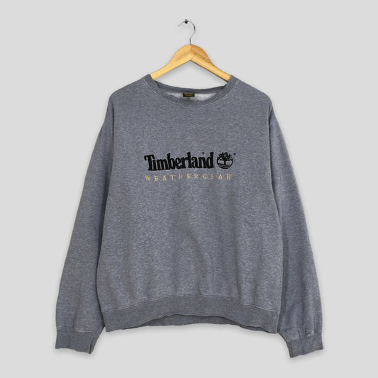 Timberland Weather Gear Gray Sweatshirt Medium